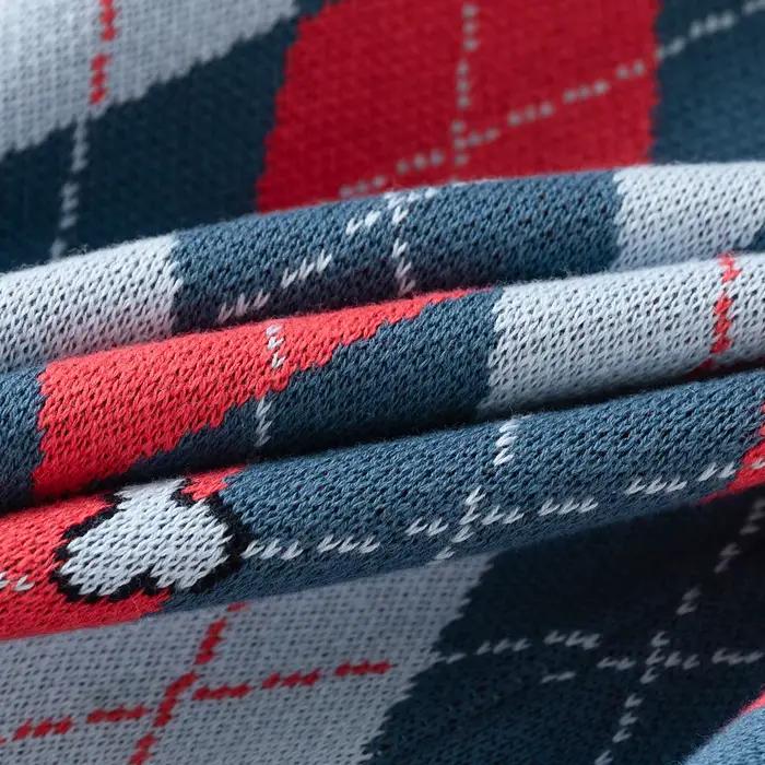 Pull Argyle à blocs de couleurs
