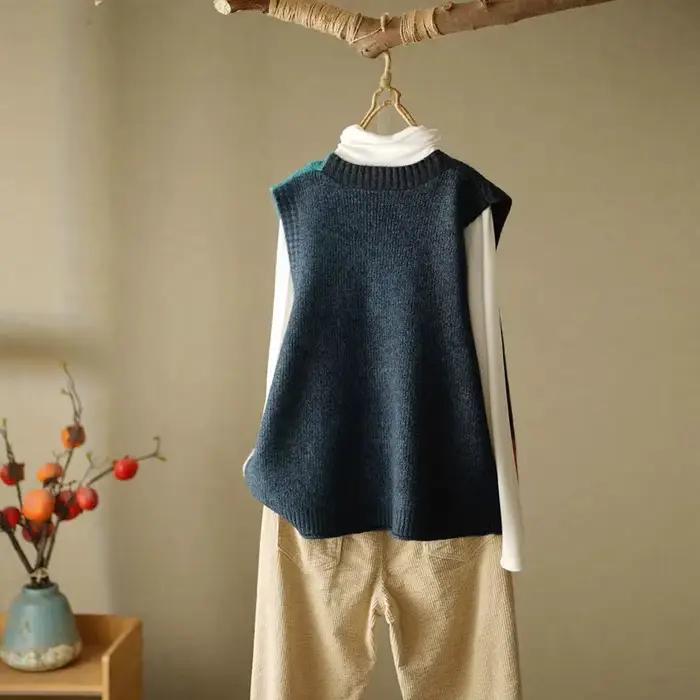 Pull cardigan rétro avec col en V pour femme