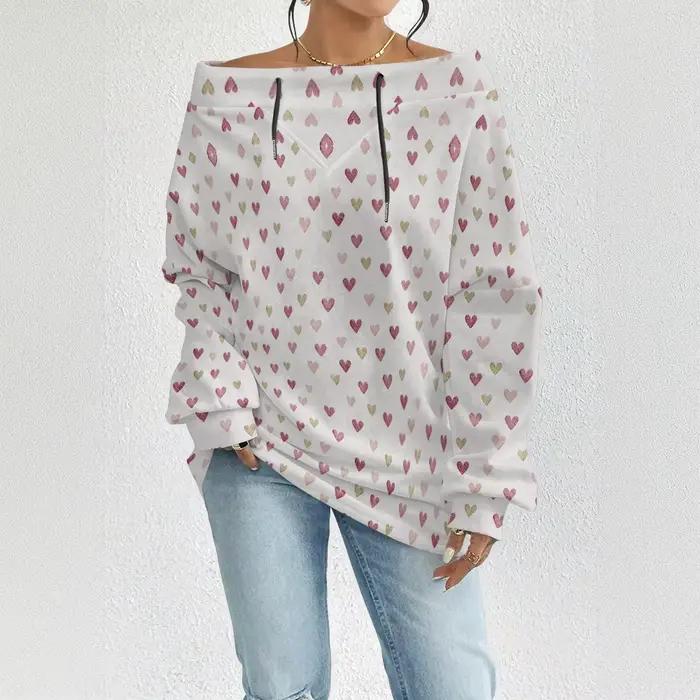 Sweat-shirt Sexy rose vif pour femmes