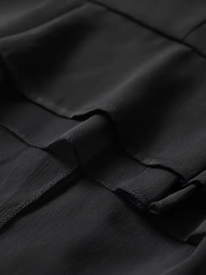 Gilet péplum élégant à col en v pour femmes