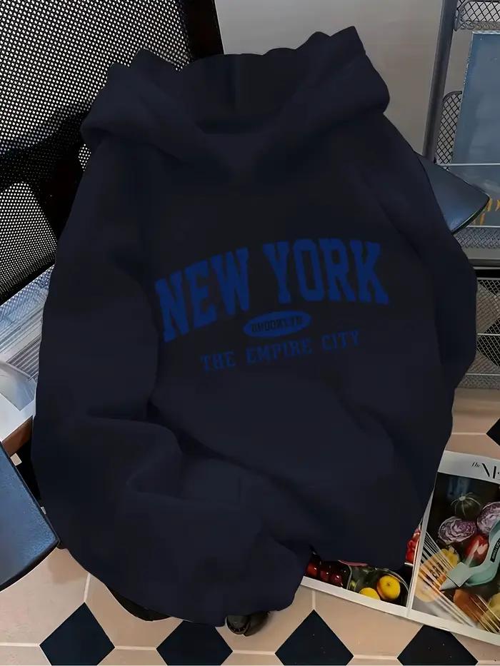 Sweat à capuche ample pour femme