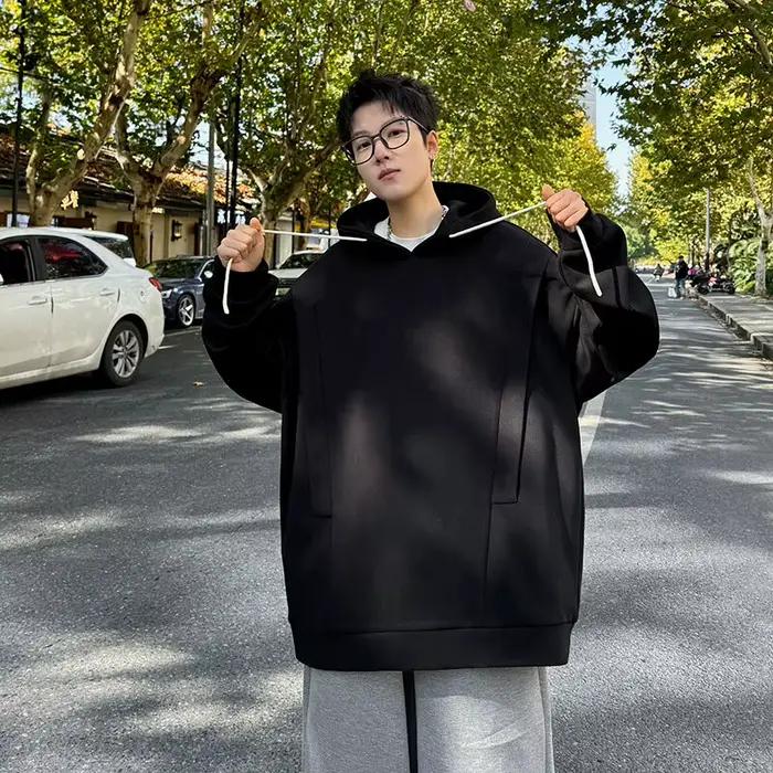 Sweat à capuche à manches longues pour hommes