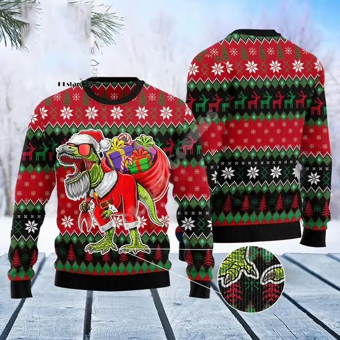 Pull de Noël à manches longues Anime Graffiti