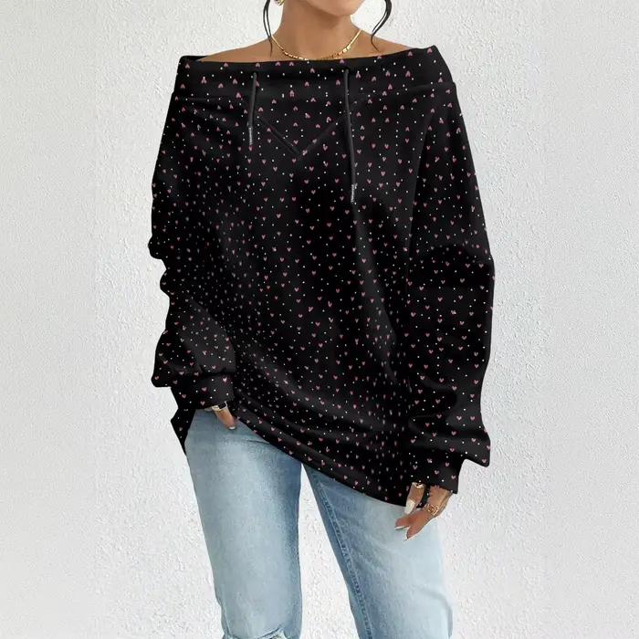 Sweat-shirt Sexy rose vif pour femmes