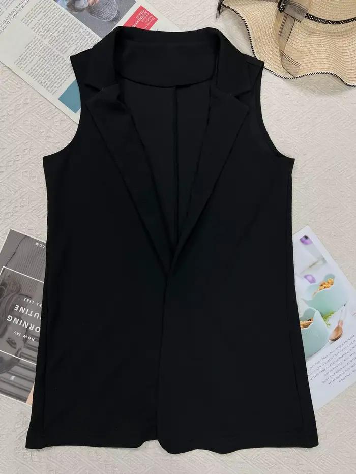 Nouveau gilet sans manches polyvalent pour femme