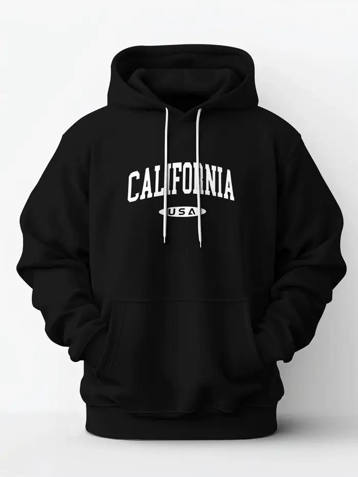 Sweat à capuche California avec poche avant