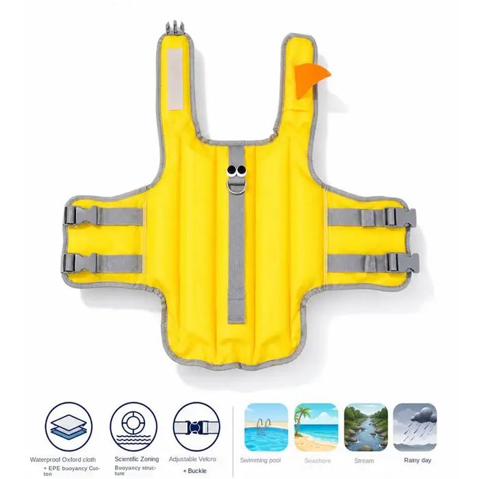 Gilet de natation pour chien, vêtements imperméables et respirants, veste flottante pour chiot, petit et moyen animal de compagnie, piscine, extérieur, lac, rivière