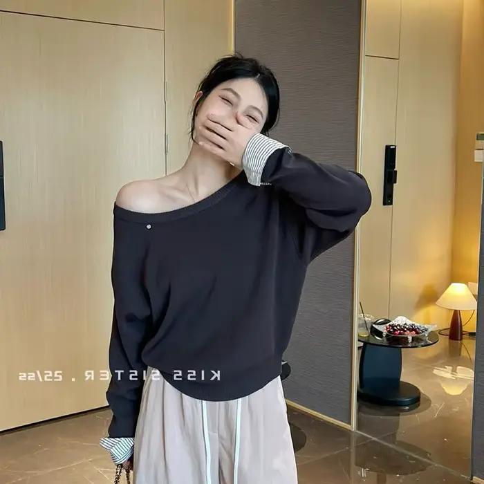 Faux pull deux pièces pour femmes