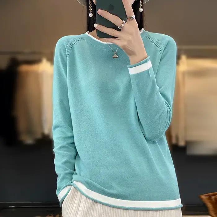 Pull à col rond pour femme