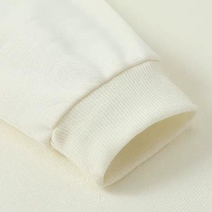 Sweat à capuche tendance à col rond avec logo imprimé personnalisé