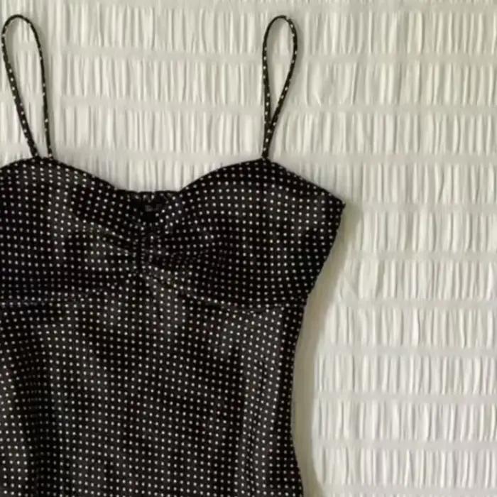 Camisole vintage à pois français pour femmes