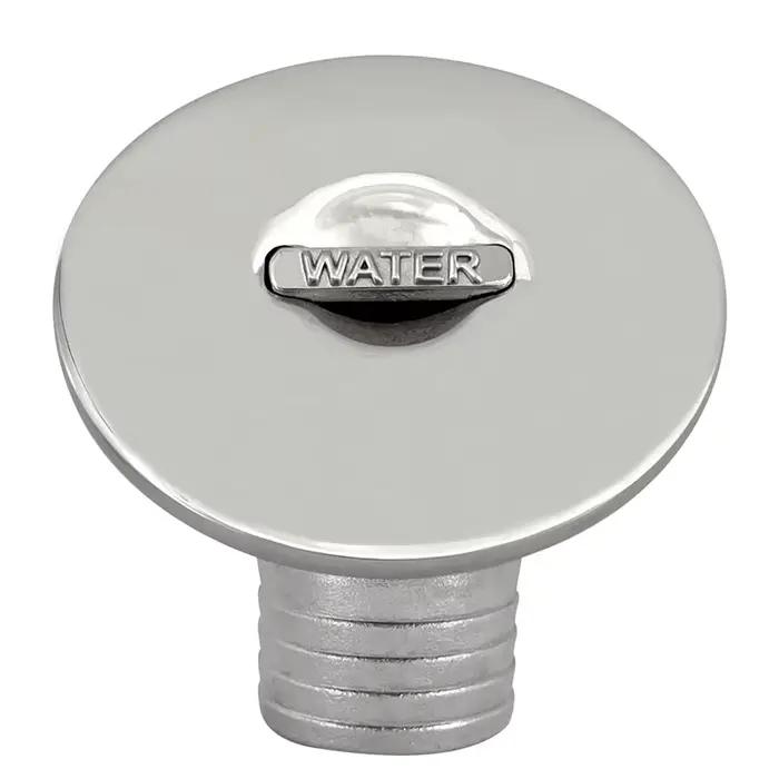 Bateau en acier inoxydable 316 1-1/2"(38mm)/2"(50mm) col coudé 45 °   Matériel de remplissage/bouchon de remplissage de pont d'eau sans clé à travers le matériel du coque