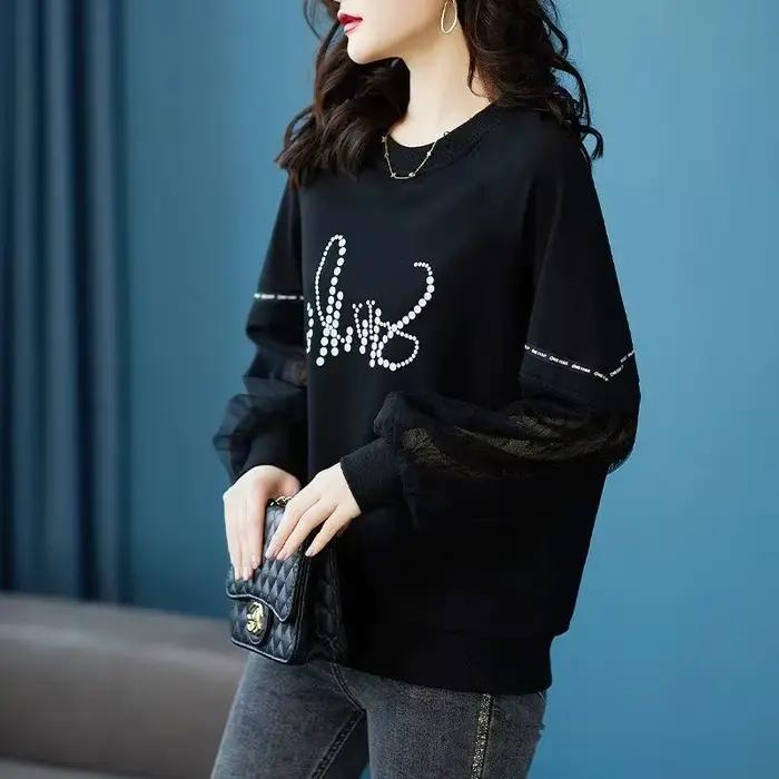 Pulls en patchwork de dentelle pour femmes
