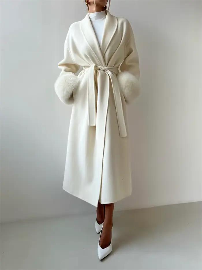Manteau Teddy surdimensionné pour femme