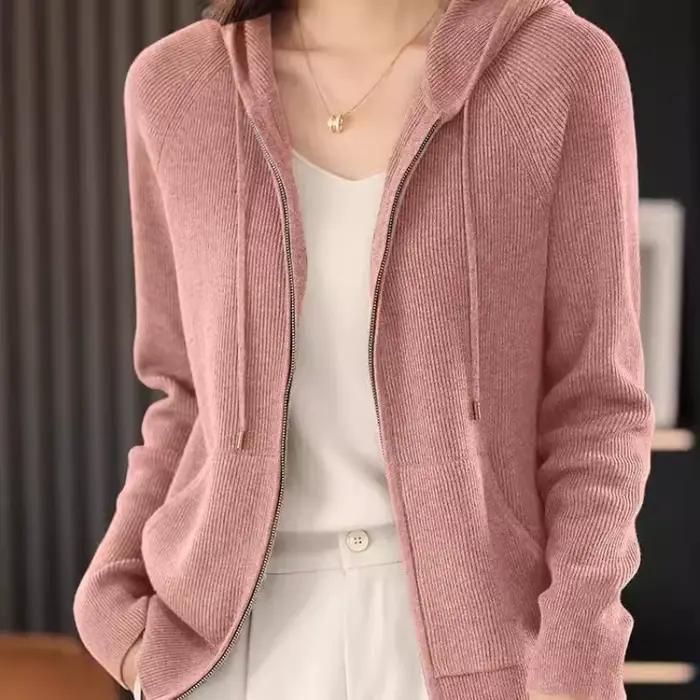 Cardigan à col rabattu pour femme