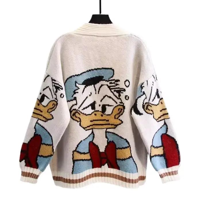 Pull Jacquard Donald Duck Disney pour femmes