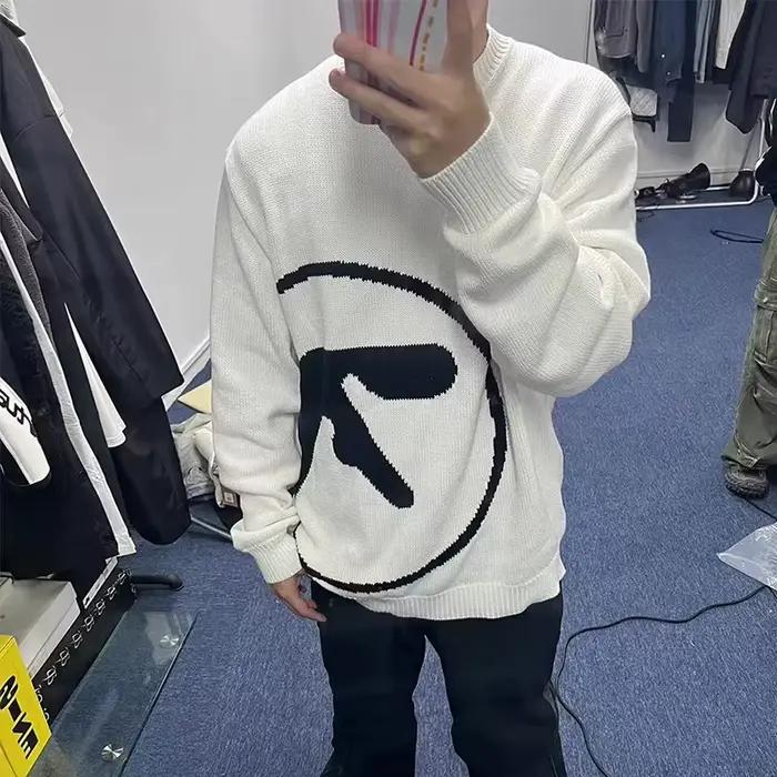 Pull femme Aphex Twin Knit Y2k automne