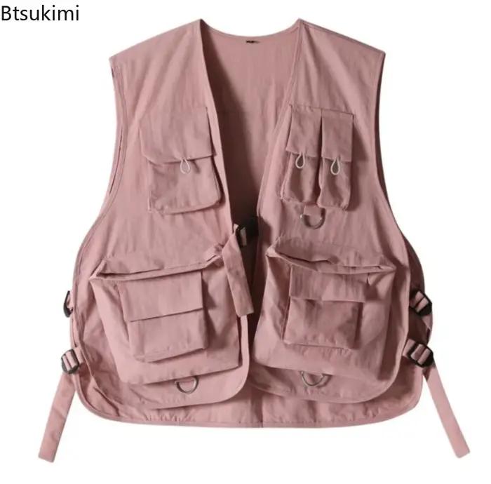 Gilets Cargo multi-poches pour hommes et femmes