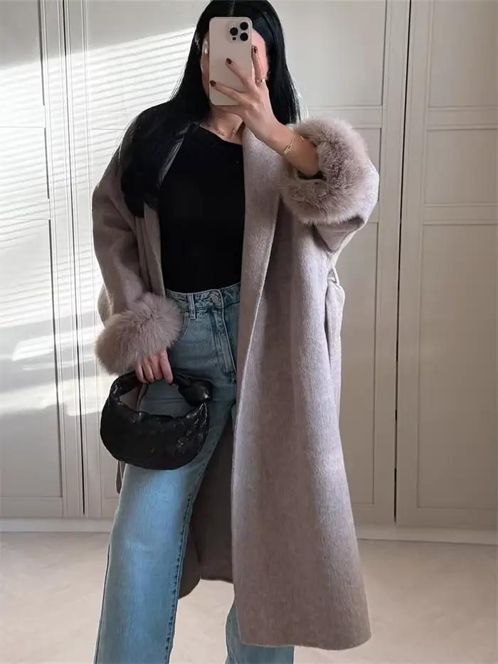 Manteau Teddy surdimensionné pour femme