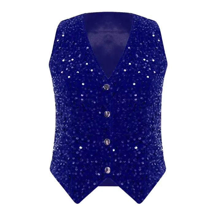 Gilets à paillettes pour femmes