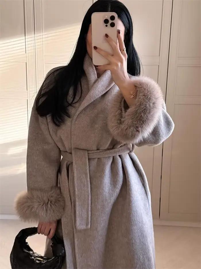 Manteau Teddy surdimensionné pour femme