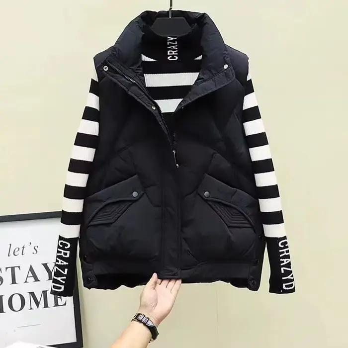 Gilet bouffant chaud pour femme