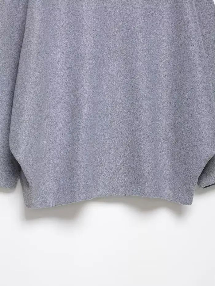 Manteau en Tweed à revers élégant pour femme