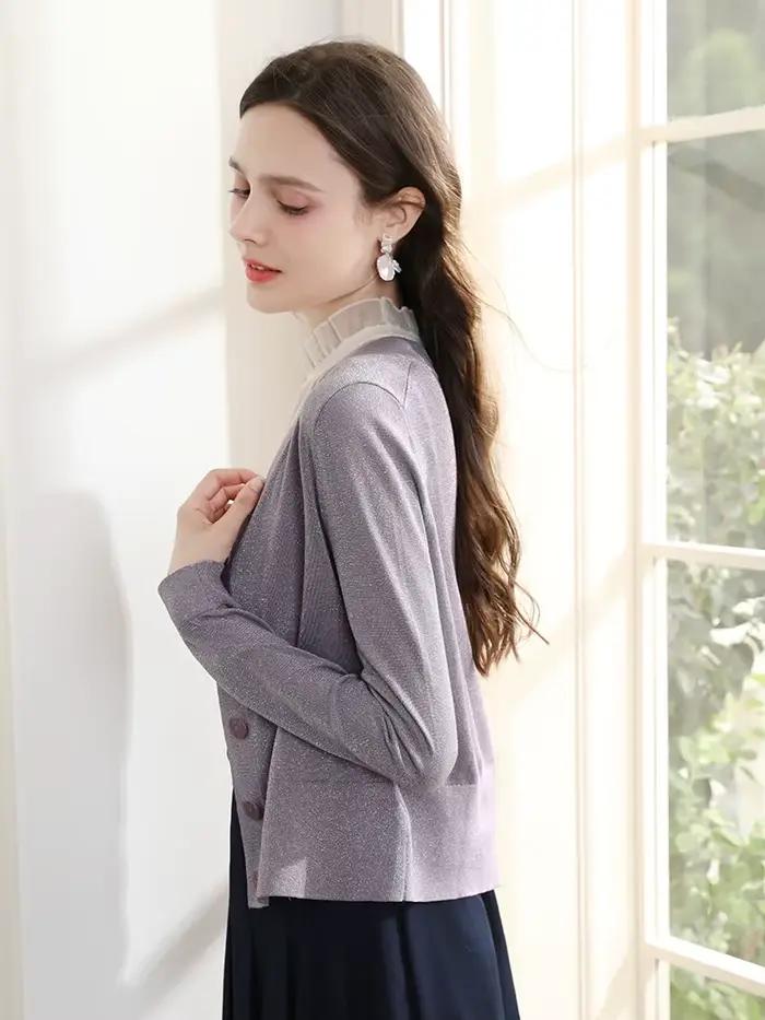 I Believe You-Cardigan français pour femme