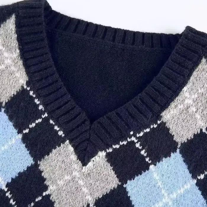 Gilet court en tricot pour femme