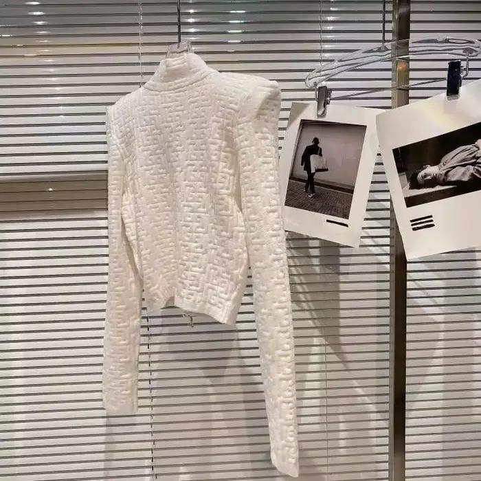 Veste pull Jacquard géométrique pour femmes
