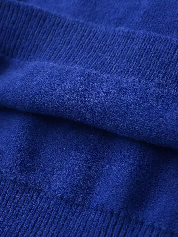 NLZGMSJ – pull tricoté décontracté pour femme