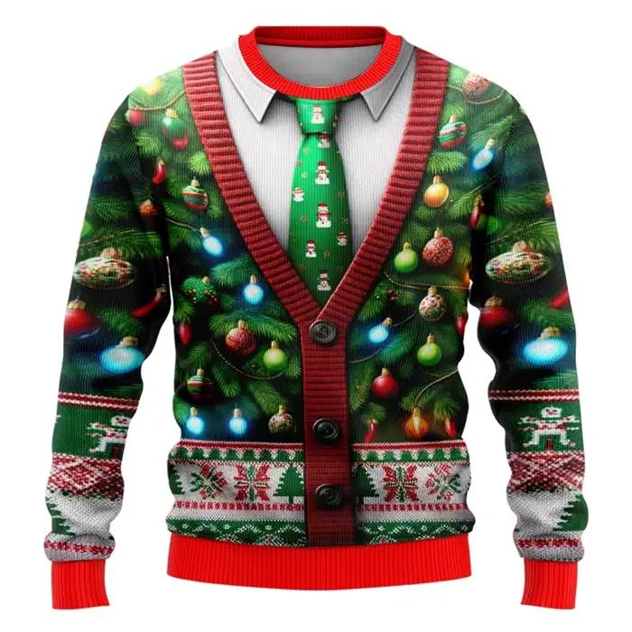 Pull de noël moche à la mode