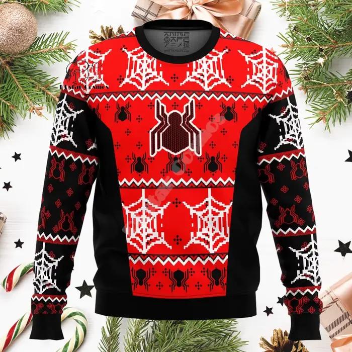 Pull de Noël à manches longues Anime Graffiti