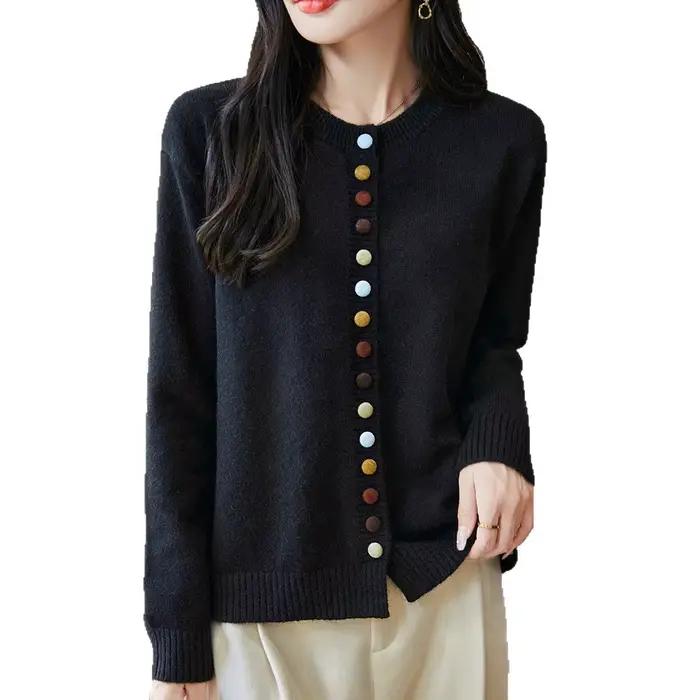 Veste Cardigan à col rond pour femmes