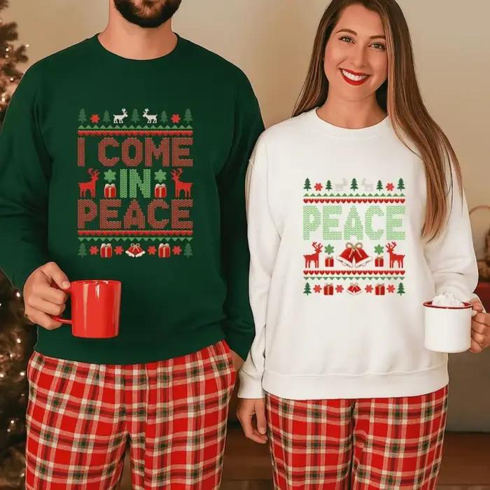 Pull de noël moche pour Couples assortis