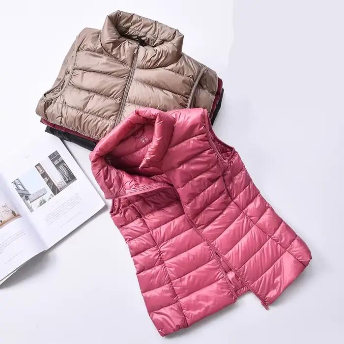 2025 nouvelles femmes 90% duvet de canard blanc gilet