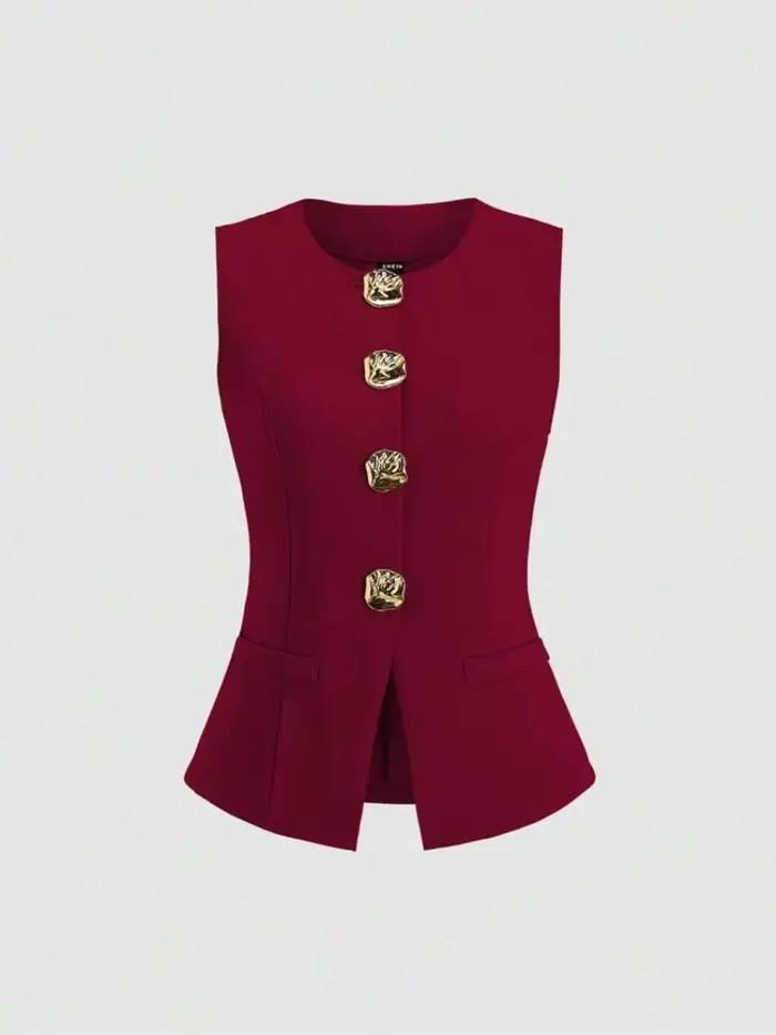 Ensemble gilet sans manches pour femmes