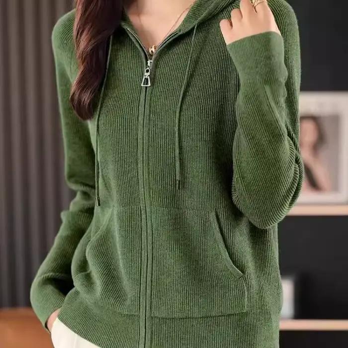 Cardigan à col rabattu pour femme