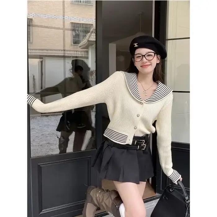 Cardigan tricoté à la mode pour femmes