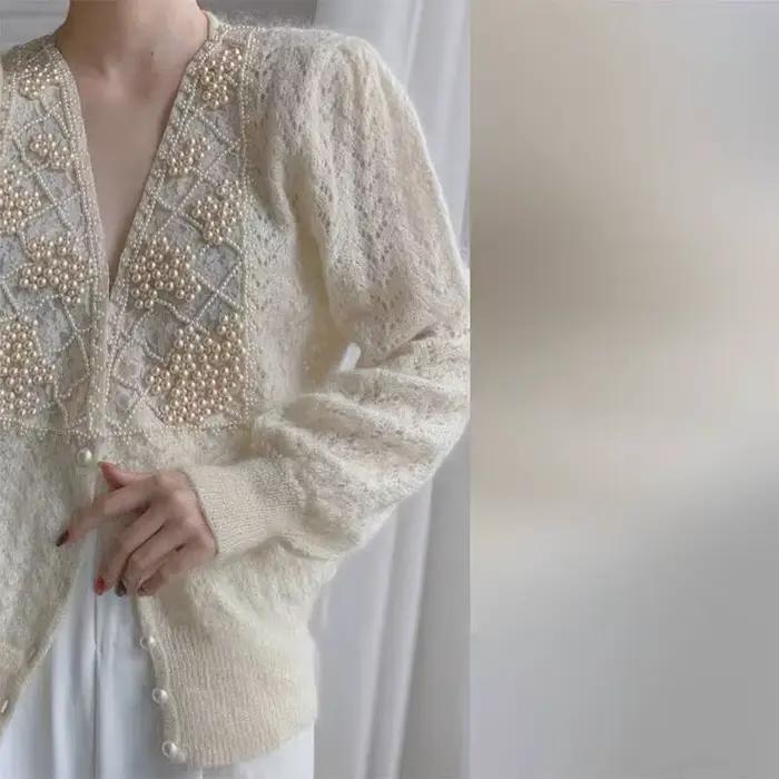 Cardigan en dentelle pour femmes