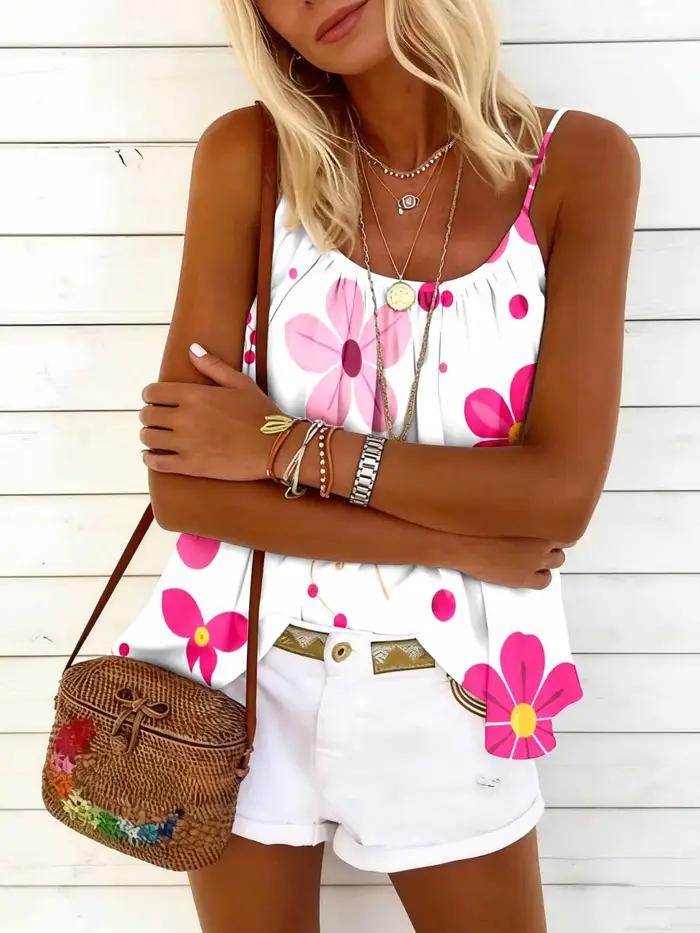 Camisole florale douce