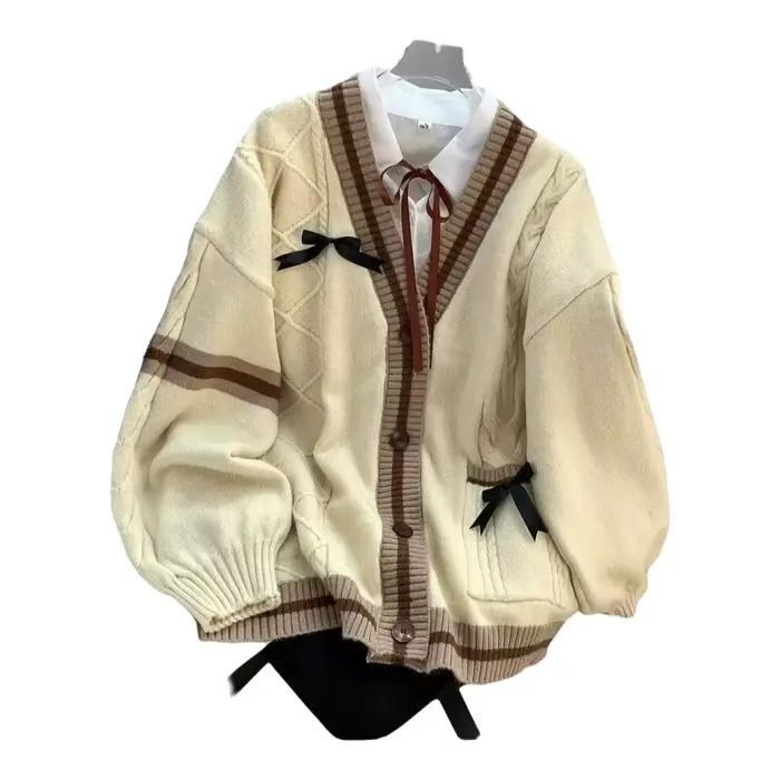 Gilet en tricot ample pour femme