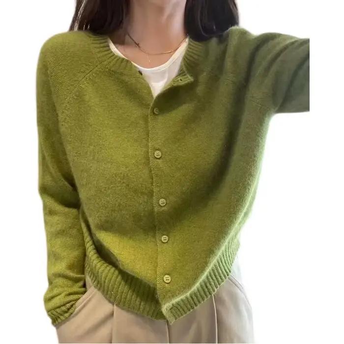Cardigan court en cachemire pour femmes