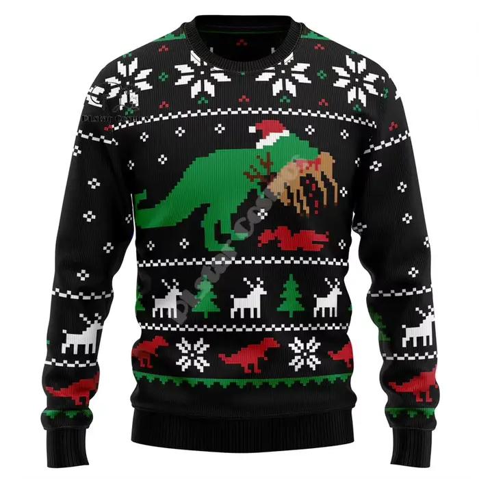 Pull de Noël à manches longues Anime Graffiti