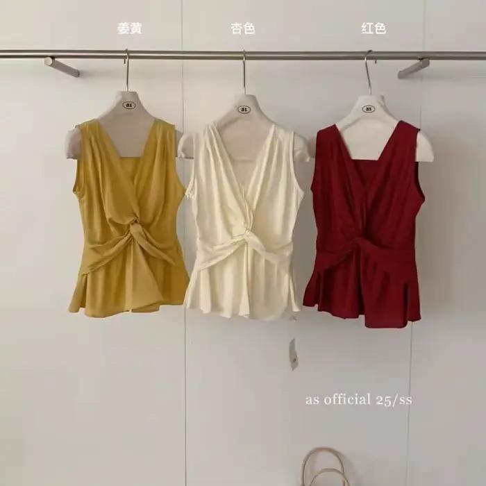 Gilet à col en v pour femmes