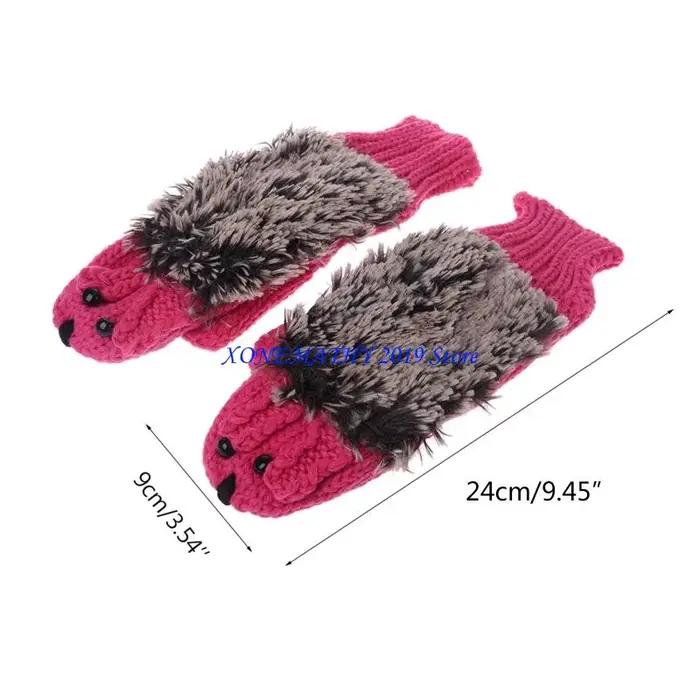 F42F – gants hérisson pour femmes filles