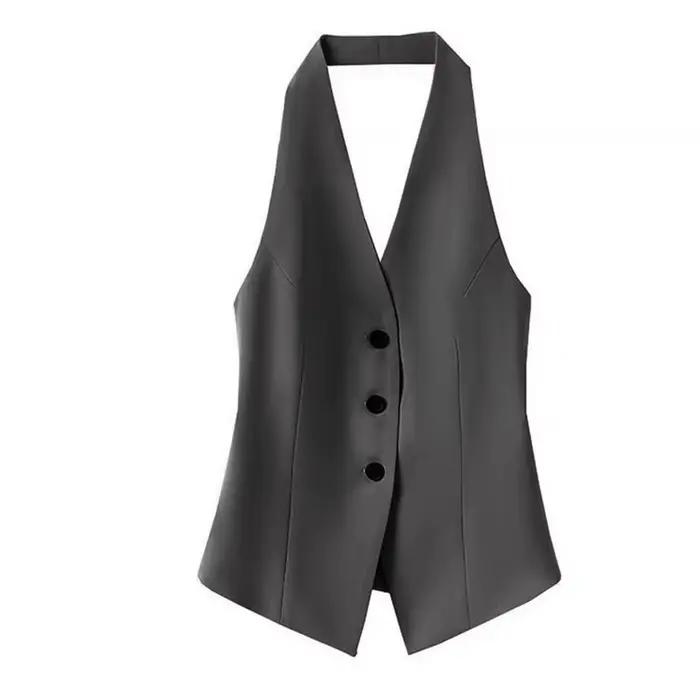 Gilets col licou pour femmes