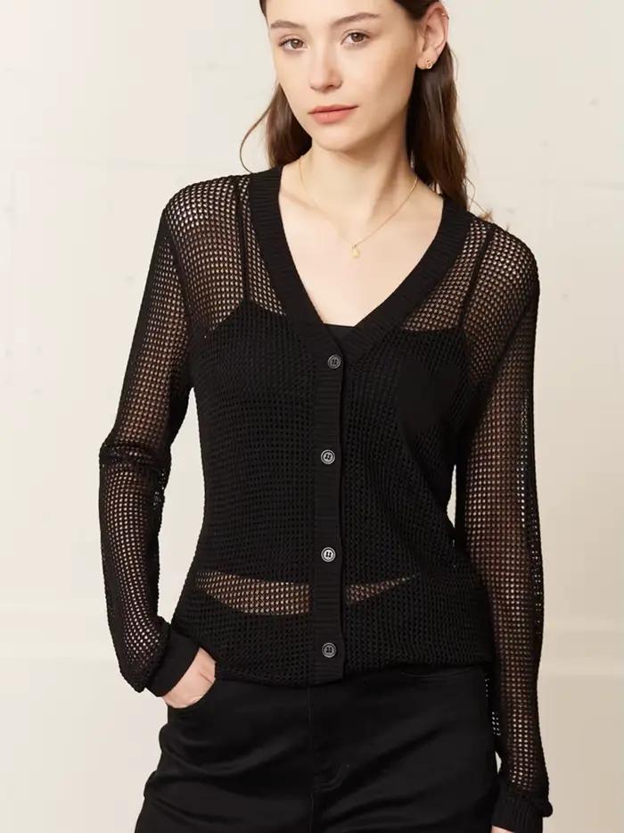Cardigan minimaliste pour femme