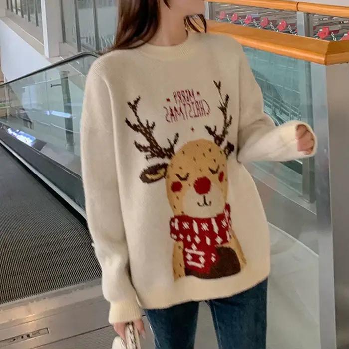 Pull de dessin animé pour femmes