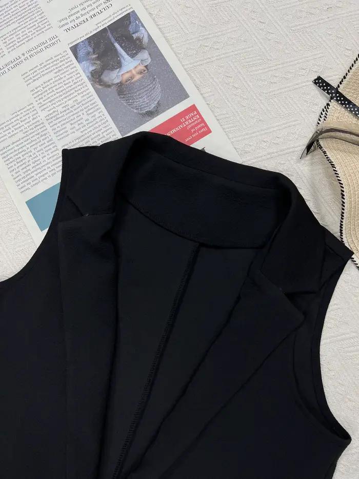 Nouveau gilet sans manches polyvalent pour femme